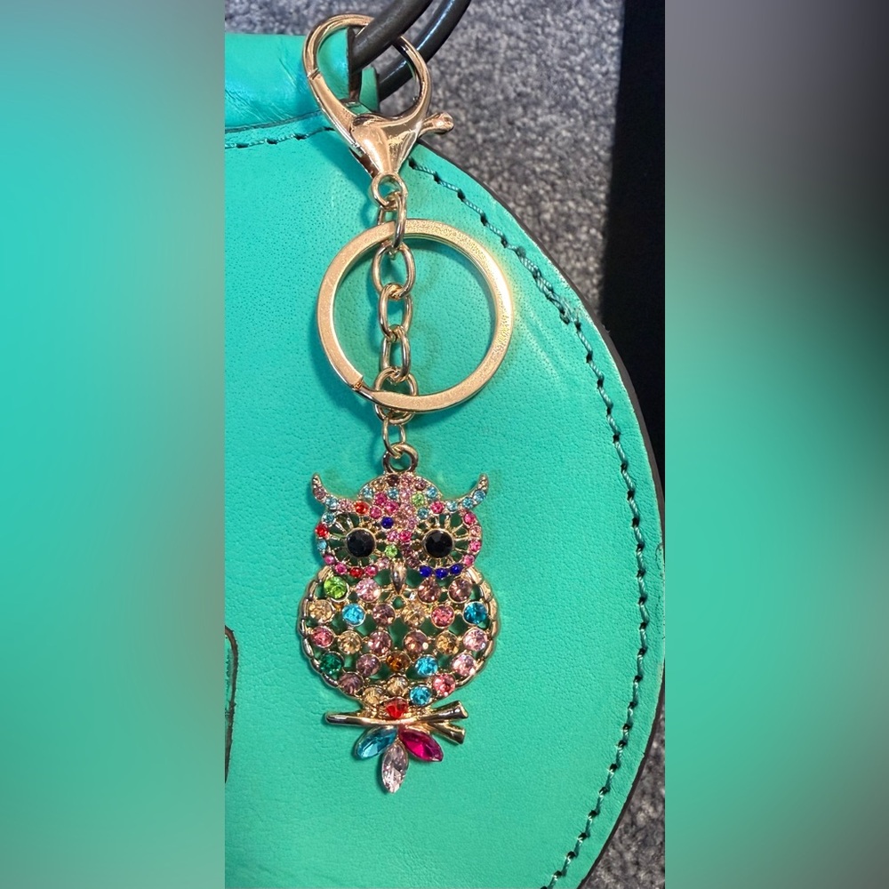 Fashion‎ Jewelry Multicolor Owl KeyChain Bag Charm